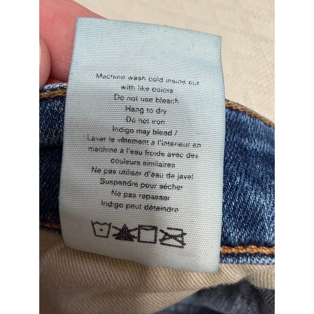 Rag & Bone Dre Low Rise Ankle Slim Boyfriend Jeans Cln Marie Size 26